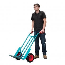 Steel Wide Back Sack Truck Puncture Proof Wheels 250kg