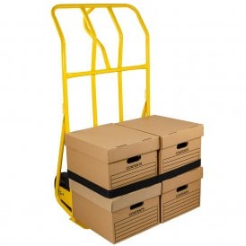 Steel Wide P Handle Sack Truck Fixed & Foldng Footplate 400kg