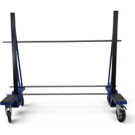 Telescopic Board and Panel Trolley with Solid Rubber Wheels 800kg