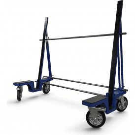 Telescopic Board and Panel Trolley with Solid Rubber Wheels 800kg