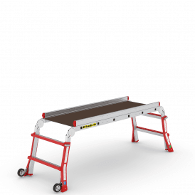 Telescopic Work Platform with Guard Rail