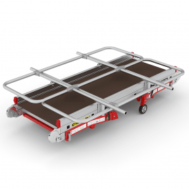 Telescopic Work Platform with Guard Rail