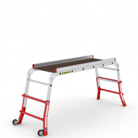 Telescopic Work Platform with Guard Rail