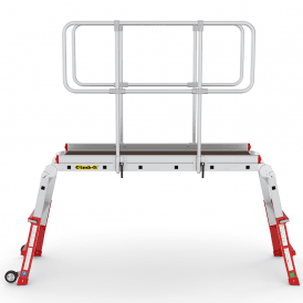 Telescopic Work Platform with Guard Rail