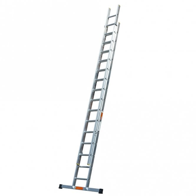 Trade Aluminium Double Extension Ladders EN 131 Professional