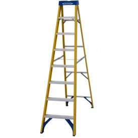 Trade Fibreglass Swingback Step Ladders EN131 Professional