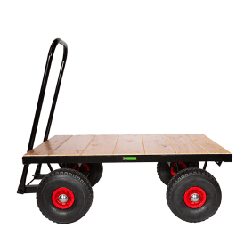 Turntable Flatbed Truck with Pneumatic Wheels 750kg