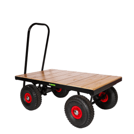 Turntable Flatbed Truck with Pneumatic Wheels 750kg