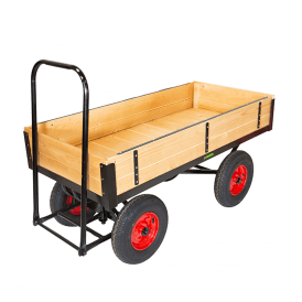 Turntable Truck with Sides and Cushion Wheels 1500kg