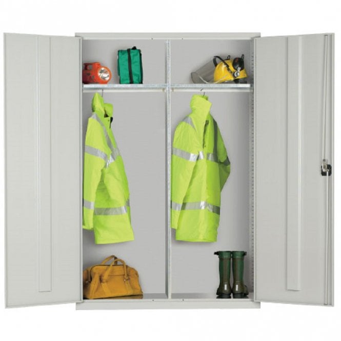 Twin Compartment Wardrobe Locker