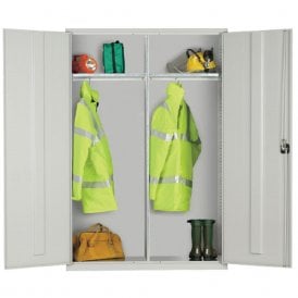 Twin Compartment Wardrobe Locker