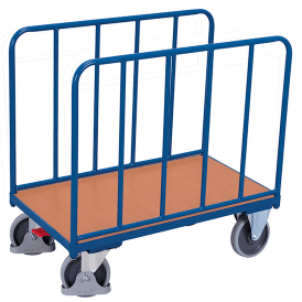 Two Sided Steel Platform Trolley with Brake 500kg