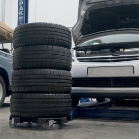 Tyre Storage Plastic Dolly 640mm Dia. 136kg