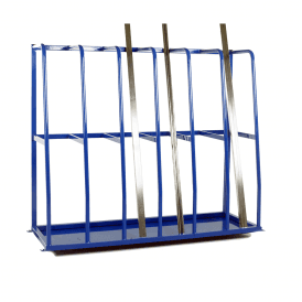 Vertical 6 Bay Bar Rack
