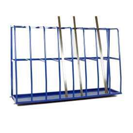 Vertical 8 Bay Bar Rack