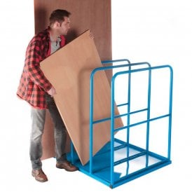 Vertical Sheet Rack with 3 compartments