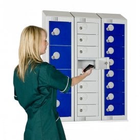 Wall Mounted Personal Effects Lockers with Cam/Key Lock