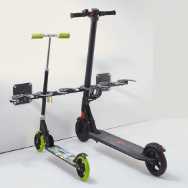Wall Mounted Scooter Rack - 6 Scooters