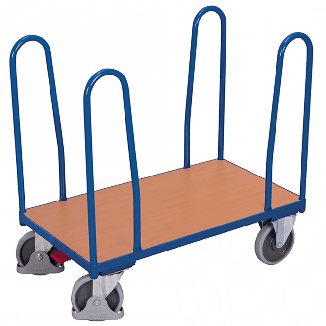 Warehouse Platform Trolley With 4 Tubular Supports 500kg