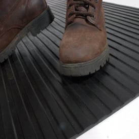 Wide Ribbed Rubber Matting Cut Lengths