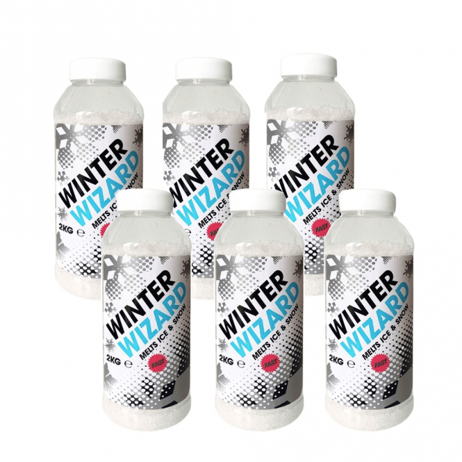 Winter Wizard De icing 2kg Shaker Tubs Pack of 6