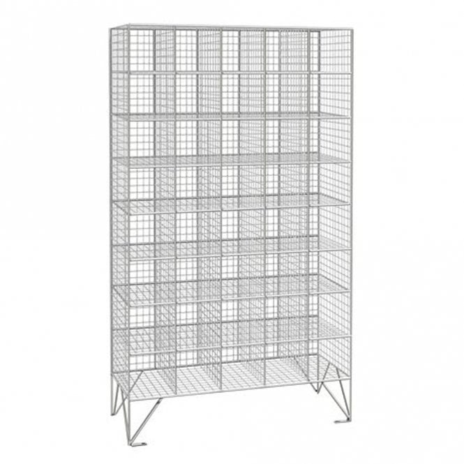 Wire Mesh Multi-compartment Locker with or without door