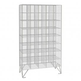 Wire Mesh Multi-compartment Locker with or without door