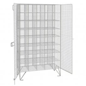 Wire Mesh Multi-compartment Locker with or without door