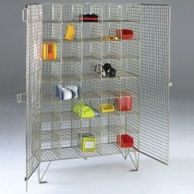 Wire Mesh Multi-compartment Locker with or without door