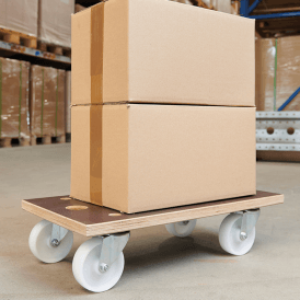 Wooden Dolly with Anti Slip Platform 500kg