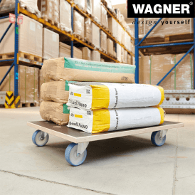 Wooden Dolly with Anti-Slip Platform 500kg