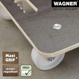 Wooden Dolly With Anti-Slip Platform And Integral Handle 400kg