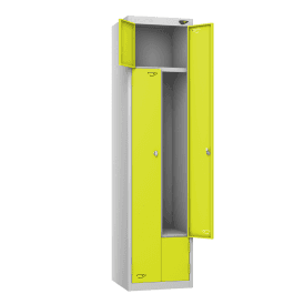Z Twin Steel Locker with Cam/Key Lock 450mm Depth