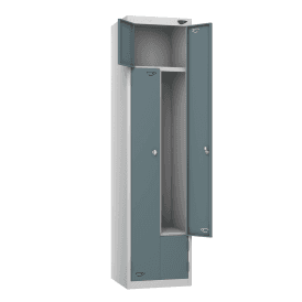 Z Twin Steel Locker with Cam/Key Lock 450mm Depth
