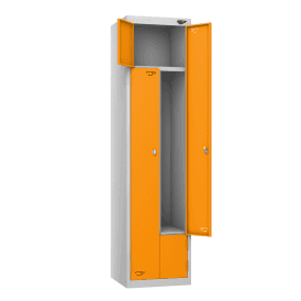 Z Twin Steel Locker with Cam/Key Lock 450mm Depth